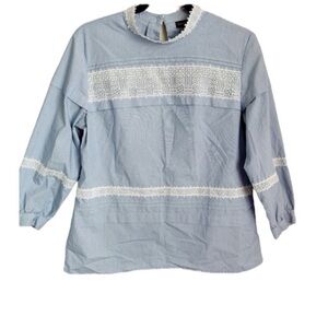 Banana Republic Top Sz Medium Mock Neck